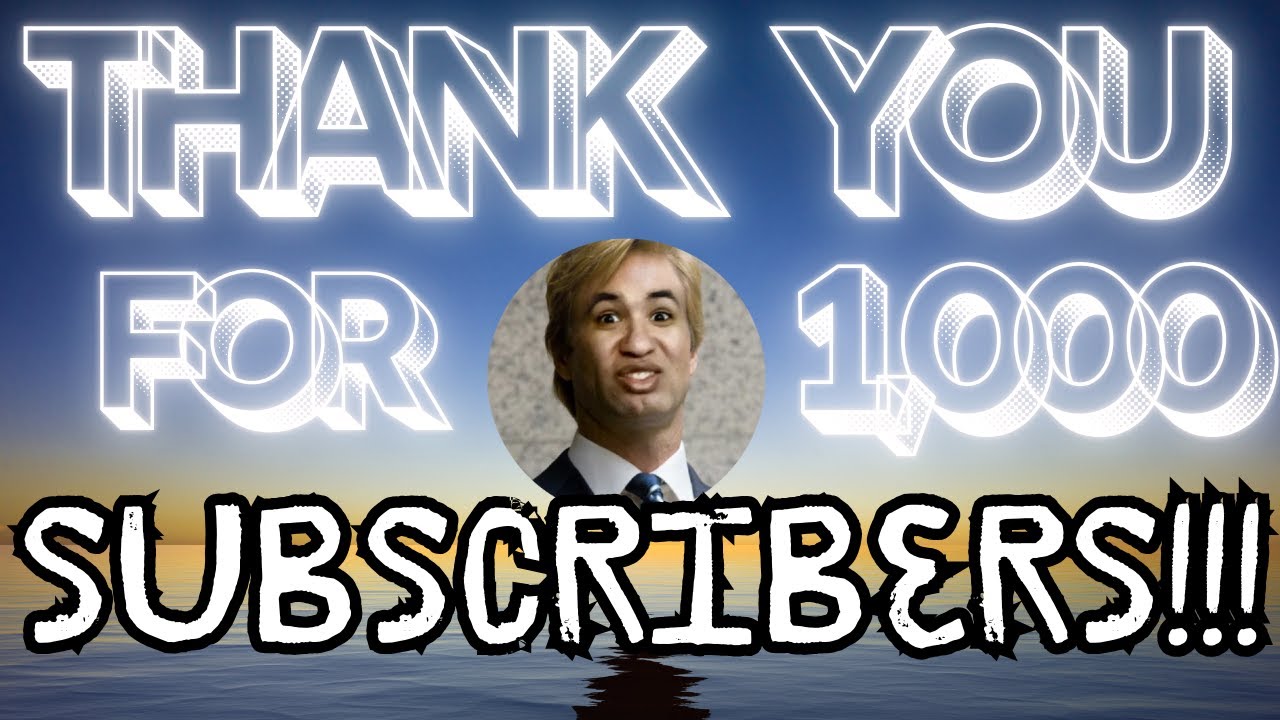 THANK YOU FOR 1k!