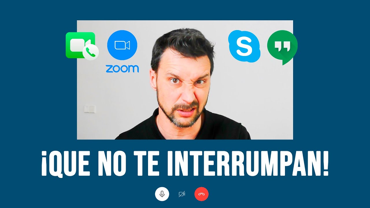 Cómo Evitar que te INTERRUMPAN en una Reunión 🤫 (Skype, Zoom, Hangouts...)