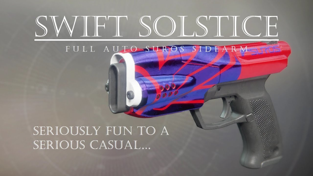 Destiny 2 - Swift Solstice Suros Sidearm - Full Auto Aliteration - PVP Gameplay Review