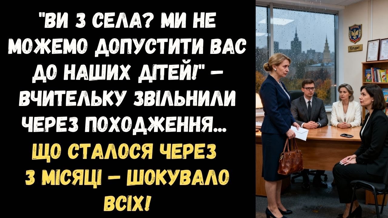 ЕЛІТНА СТОЛИЧНА ШКОЛА ЗВІЛЬНИЛА ДОСВІДЧЕНУ ВЧИТЕЛЬКУ ЧЕРЕЗ СЕЛЯНСЬКИЙ АКЦЕНТ...