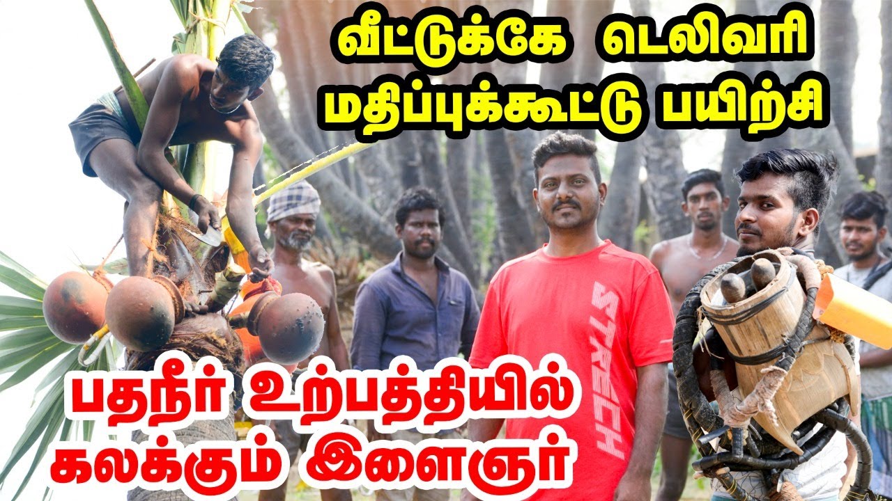 25 நாளில் 75 ஆயிரம் ரூபாய்  | பதநீர் உற்பத்தியில் கலக்கும் இளைஞர்