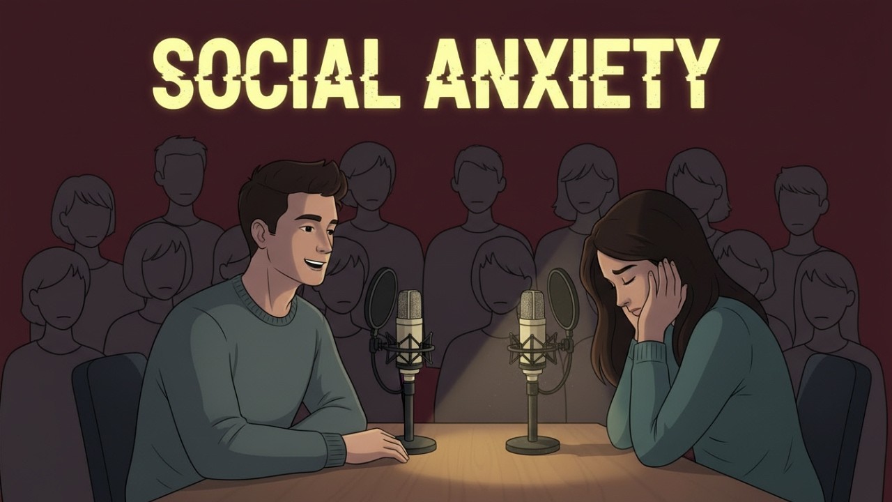 English Conversation About Social Anxiety | Simple & Clear Practice
