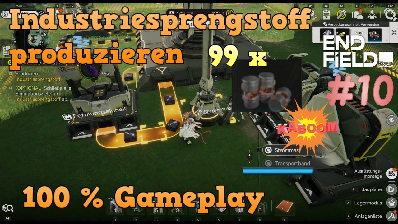 Arknights: Endfield #10: Produziere Industriesprengstoff - Automatisierung und Simulation