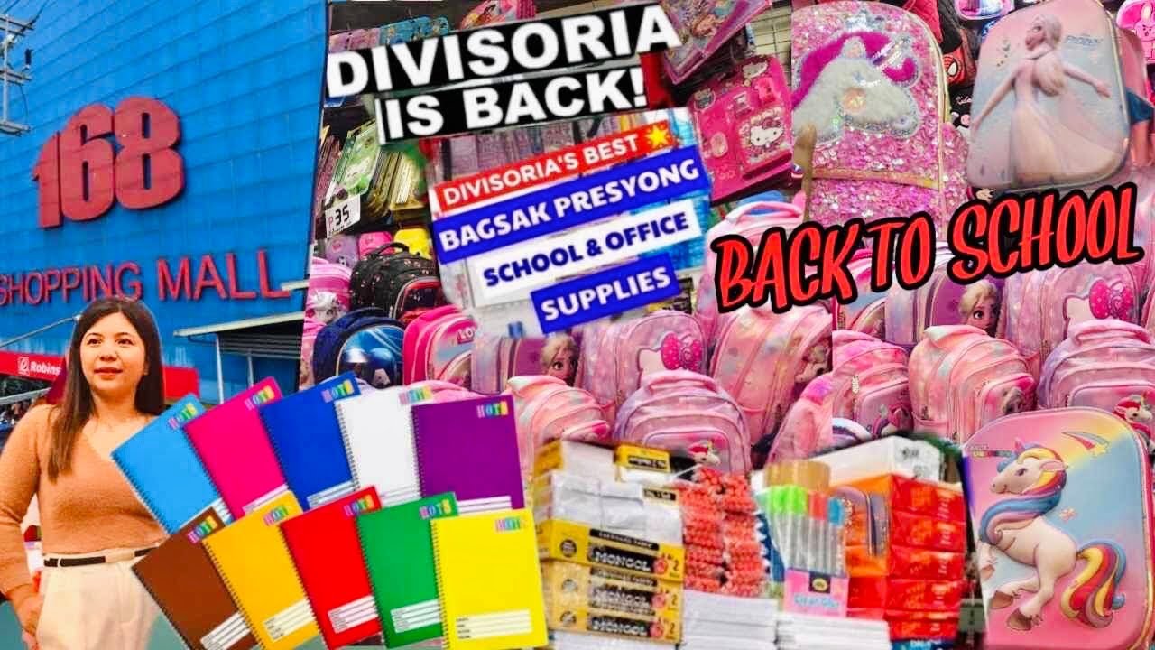Murang School Supplies at Bags sa Divisoria Saan to!?Tour & Price Update! Legit!😱2023