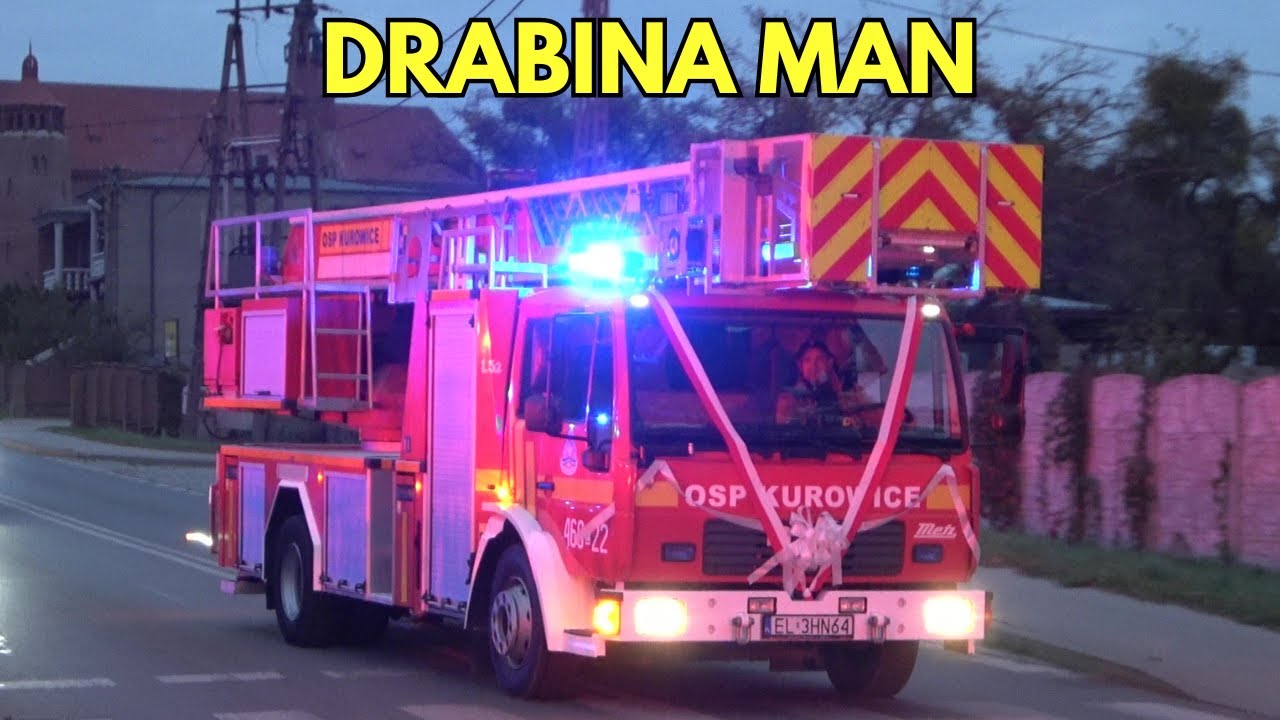 Drabina MAN trafiła do OSP - OSP Kurowice wita 