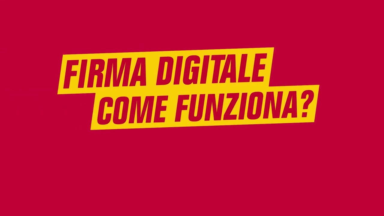 Come funziona la firma digitale?