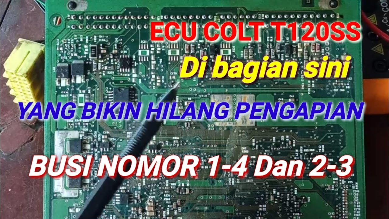MITSUBISHI Colt T120ss || Ini bagian ECU pengapian 1 4 dan 2 3 yang sering hilang#RBJMOTOR