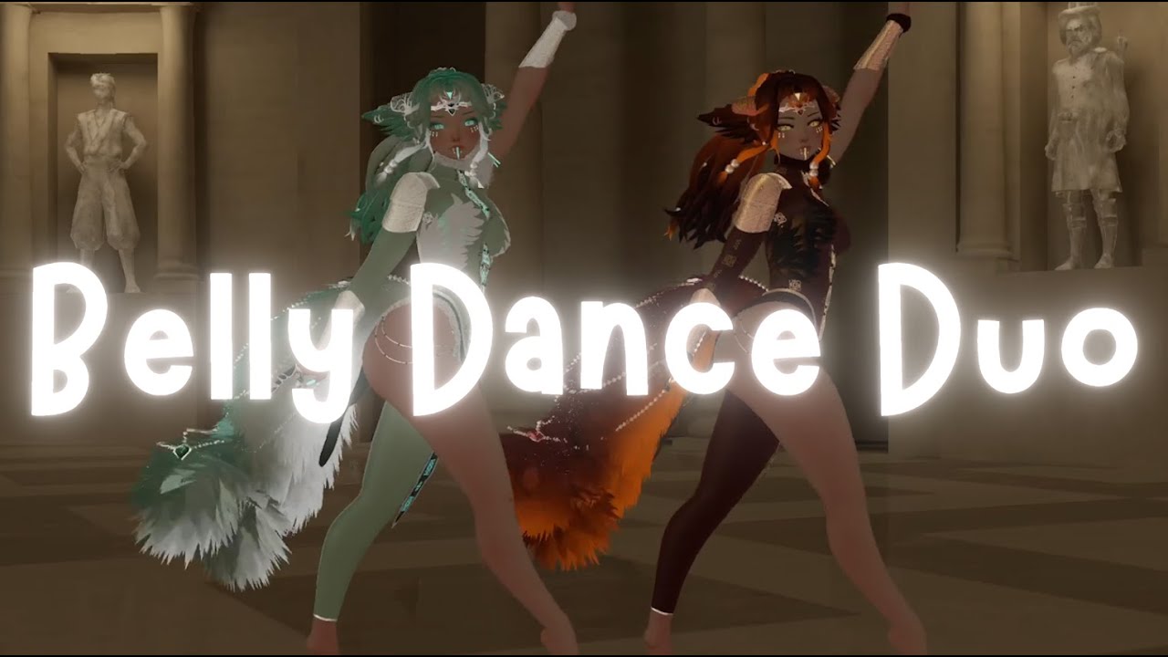 Виртуальный танец живота с клоном 👯‍♀️ Отслеживание всего тела в #VRChat | 'Zouki' от TroyBoi
