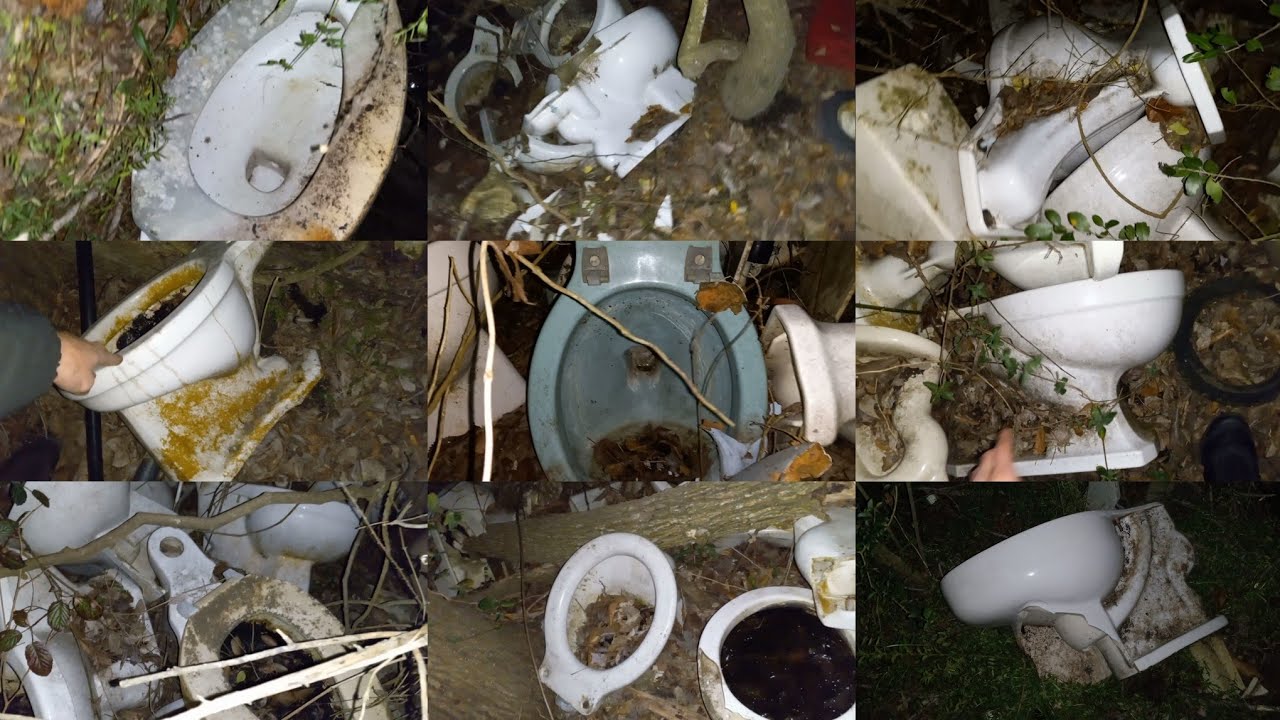 Abandoned Antique Toilets at The Toilet Graveyard!