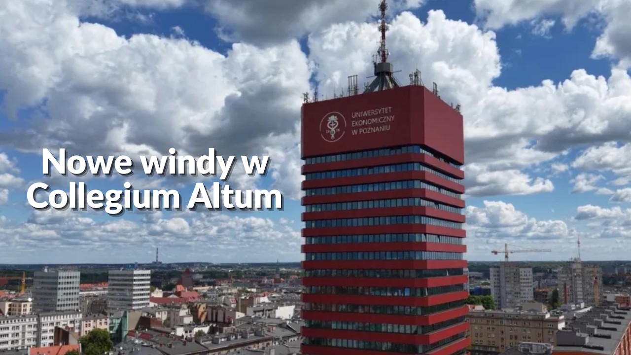 Nowe windy w Collegium Altum - kolejny krok w modernizacji UEP.