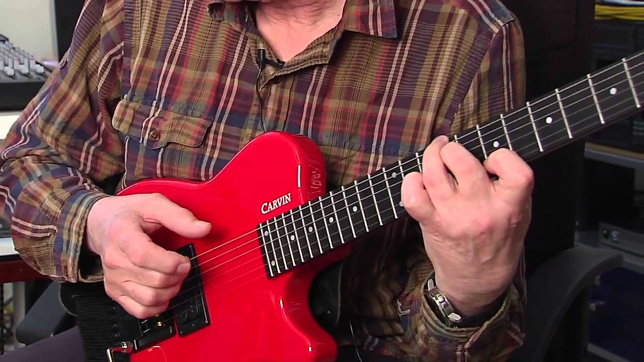 Аллан Холдсворт рассказывает о своей подписной модели Carvin Guitars Headless