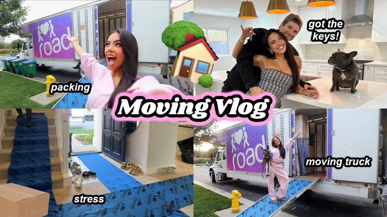 MOVING VLOGS: Got the Keys & Packing the Moving Truck!