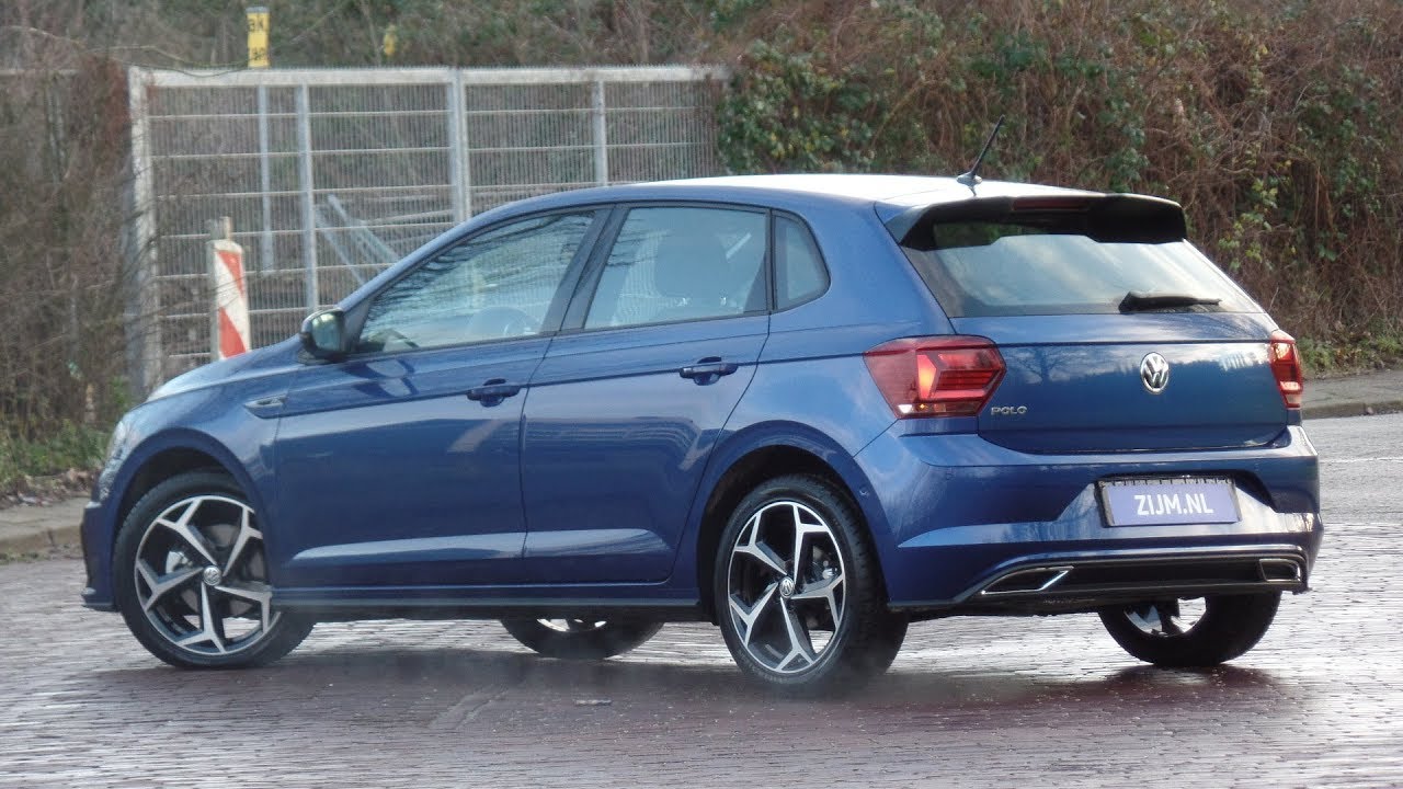 Volkswagen NEW Polo R-line 2019 Reef Blue Metallic 17 inch Bonneville walk around & detail inside