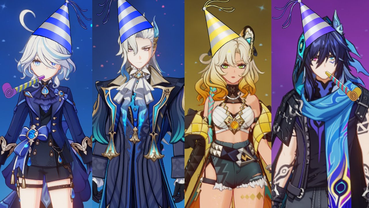 ALL Genshin Characters greeting you a Happy Birthday! | Part 2