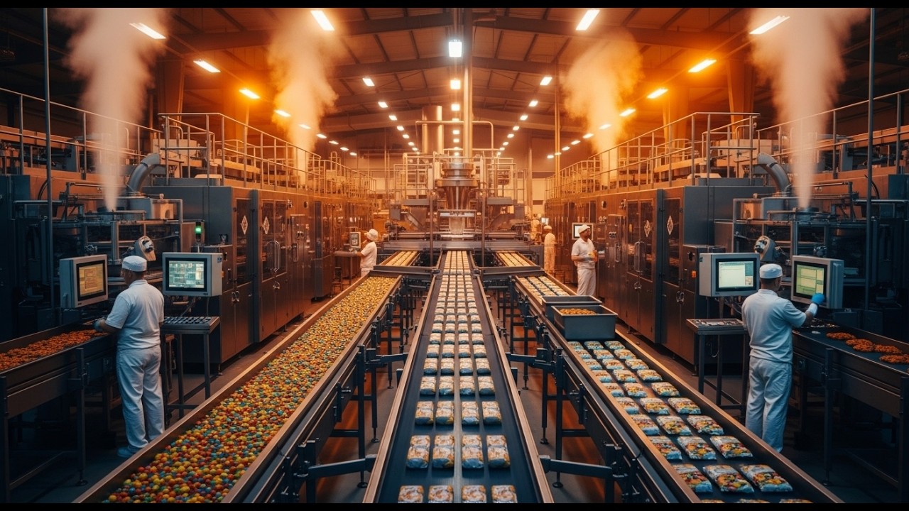 What Really Happens Inside a 24/7 Mega Food Factory full proccess