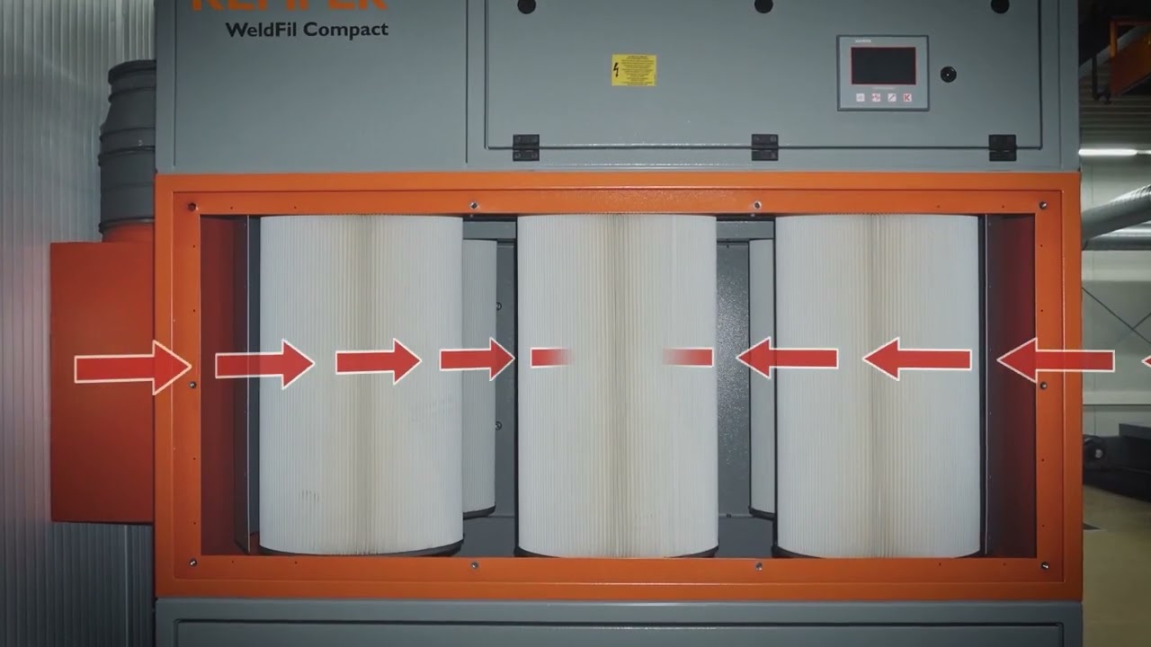Odsávací systém pro svářečský dým WeldFil Compact od společnosti KEMPER - Plug and Play