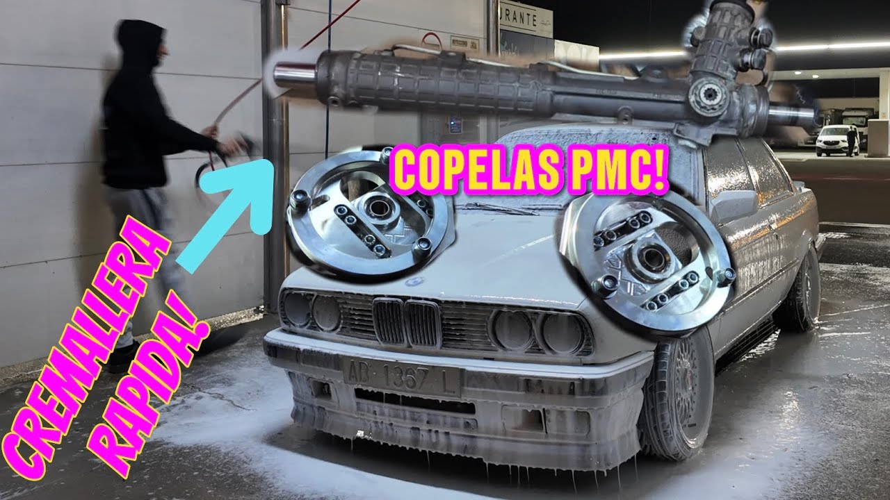 bmw e30 COPELAS REGULABLES PMC + DIRECCION RAPIDA!- nuevo destino!!!