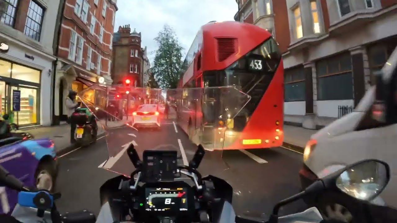 A brief day in the life of a BMW GS Adventure 1250 2022 in Central London