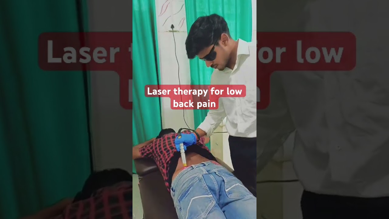 Laser therapy for low back pain || Physiotherapy || Pain relief ||