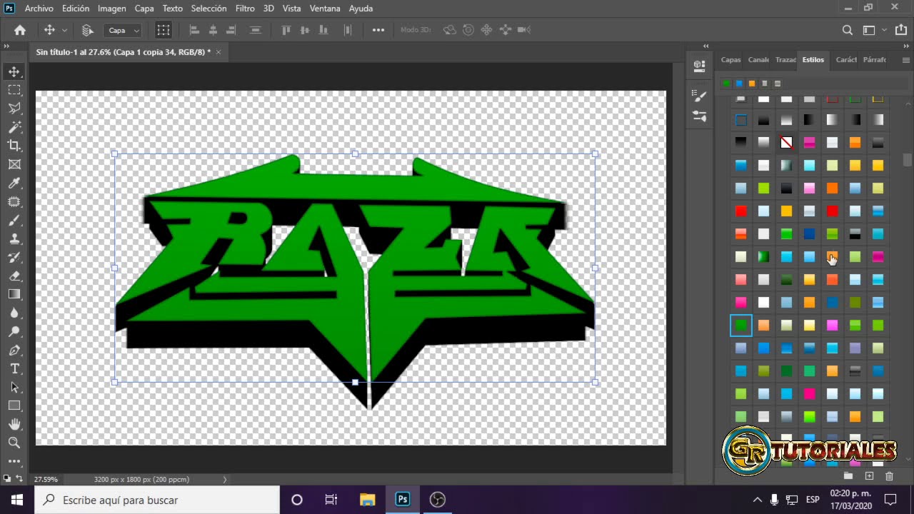 TUTORIAL 2021 COMO HACER UN TRAZO DE UN LOGO SONIDERO EN PHOTOSHOP