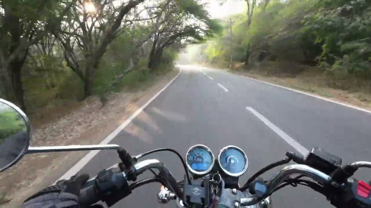 Morning Ride to Savandurga Hill 🌄 | Peaceful Sunrise Ride | Solo Motorcycle Vibes
