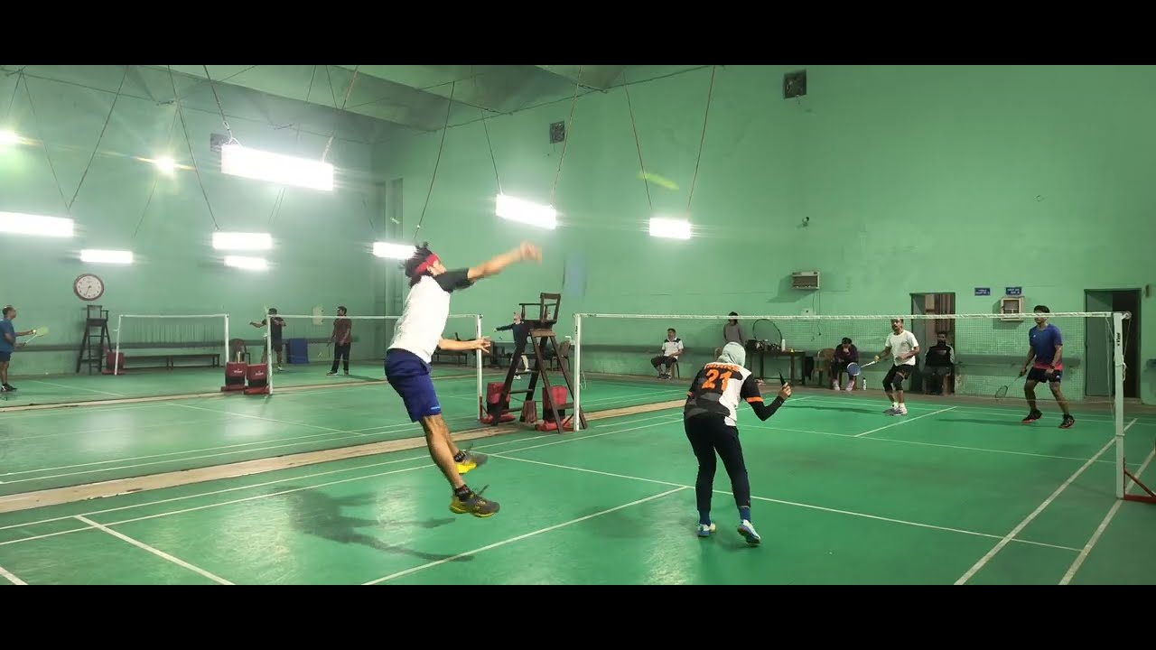 (1333) Prof. R. Balasubramanian & Abhishek vs Imane & Raju (Clash with IS) #badminton #doubles #iitr
