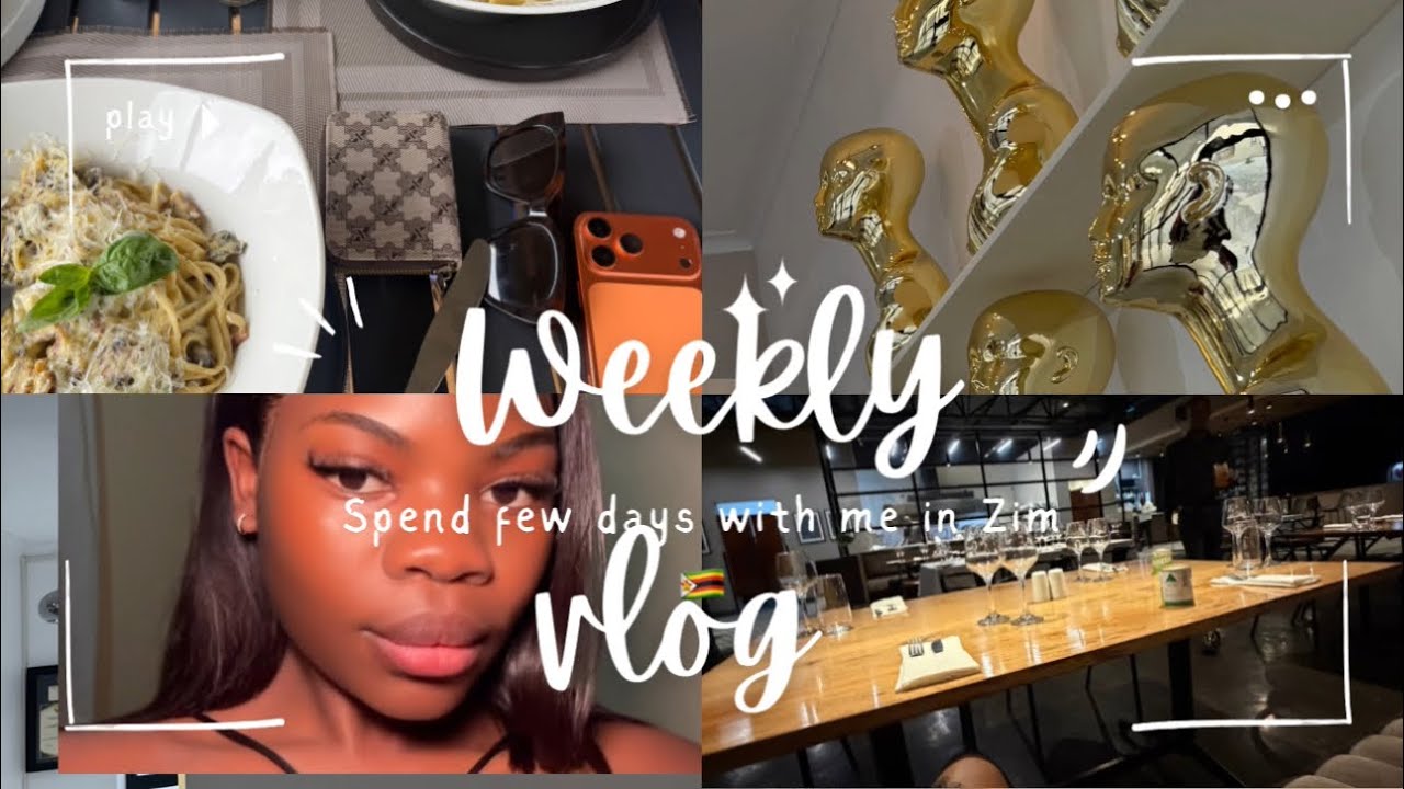 Spend few days in Zim 🇿🇼 getting my hair done, catching up with friends, and solo date