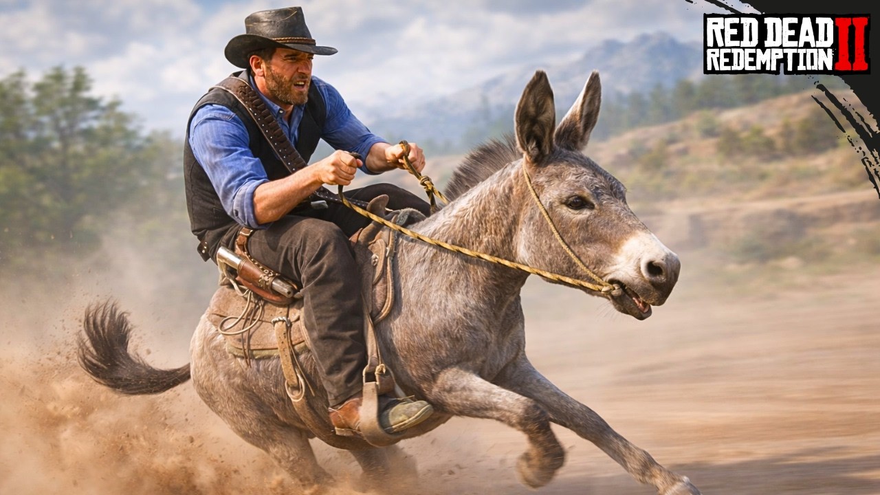 Я победил девятого всадника на осле, и мне нехорошо - RDR2