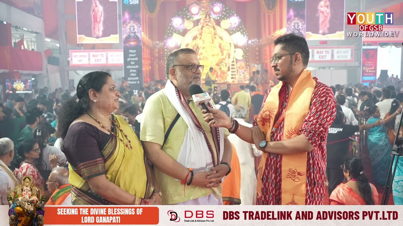 Dinesh Pai, President Sri Kashi Math Hubli about GSB Seva Mandal Mumbai Ganpati Celebrations