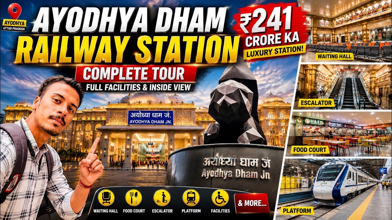  Ayodhya Dham Railway Station 🤩| Complete Tour | Inside View 2026 
