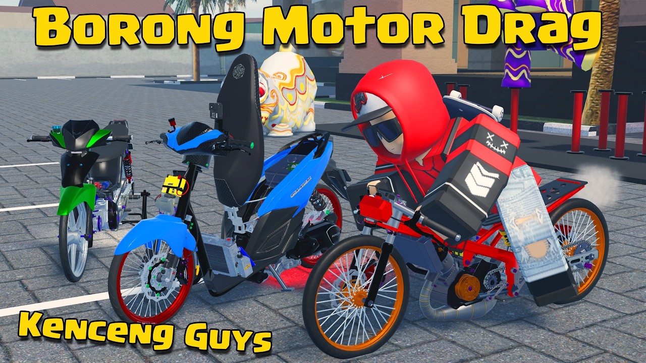 BELI SEMUA MOTOR DRAG TERBARU DAN LANGKAH DI ROBLOX