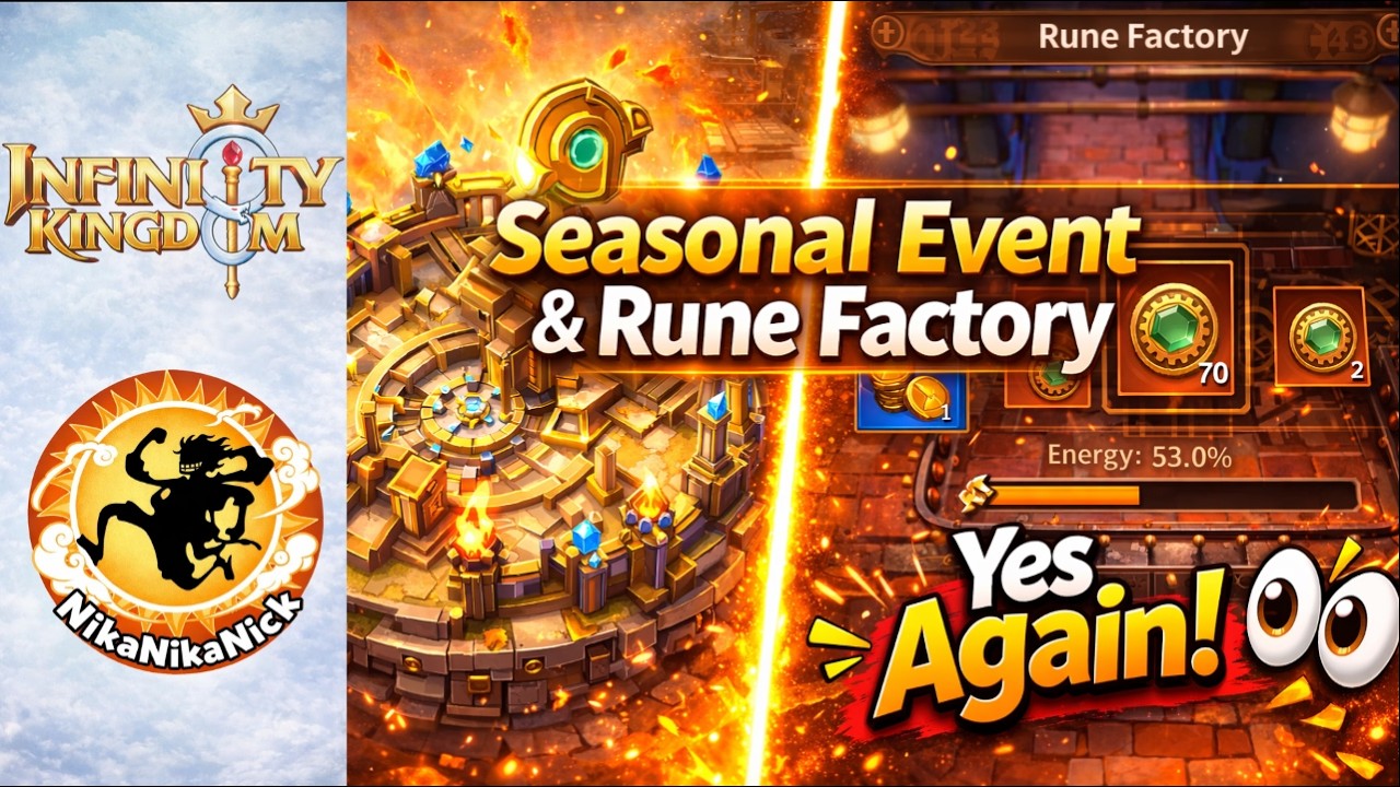 Seasonal Event Guide + Rune Factory Update | Best Value Tips (Infinity Kingdom)