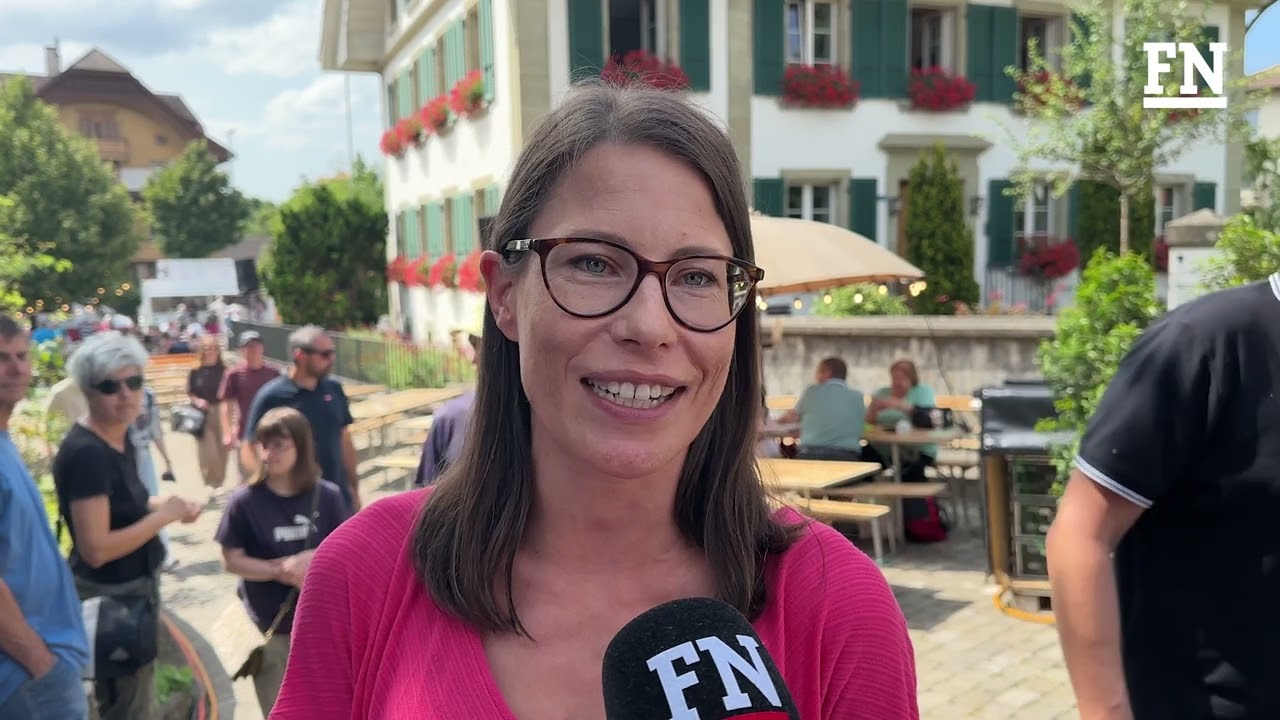 Sonia Kälin, ehemalige Schwingerin, ist Schiedsrichterin beim SRF Donnschtig Jass in Tafers