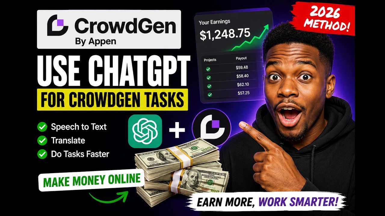 How to Use ChatGPT for Appen CrowdGen Tasks in 2026 | Step-by-Step AI Method
