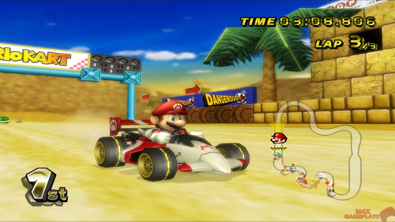 Mario Kart Wii HD - Leaf Cup 50cc (Mario Gameplay)