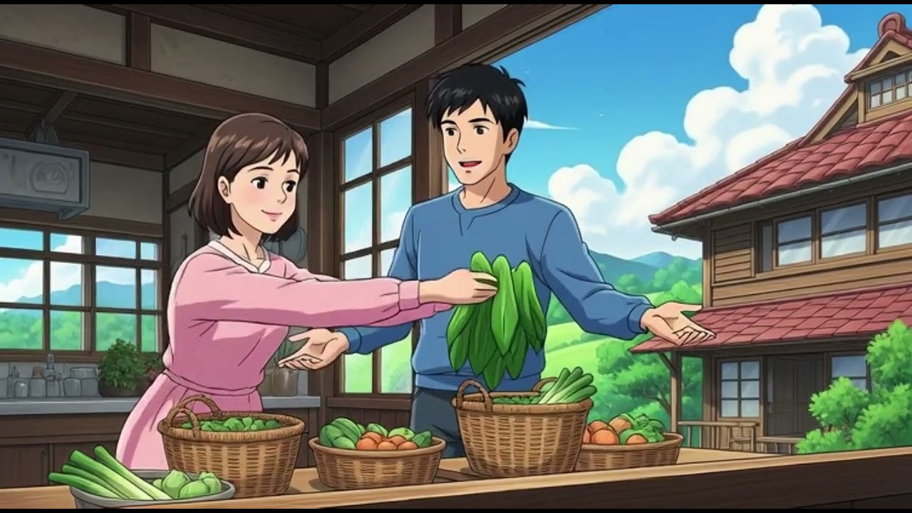 🌾A Quiet Day in the Countryside 🌱 | Peaceful Farming & Cooking | Ghibli Style