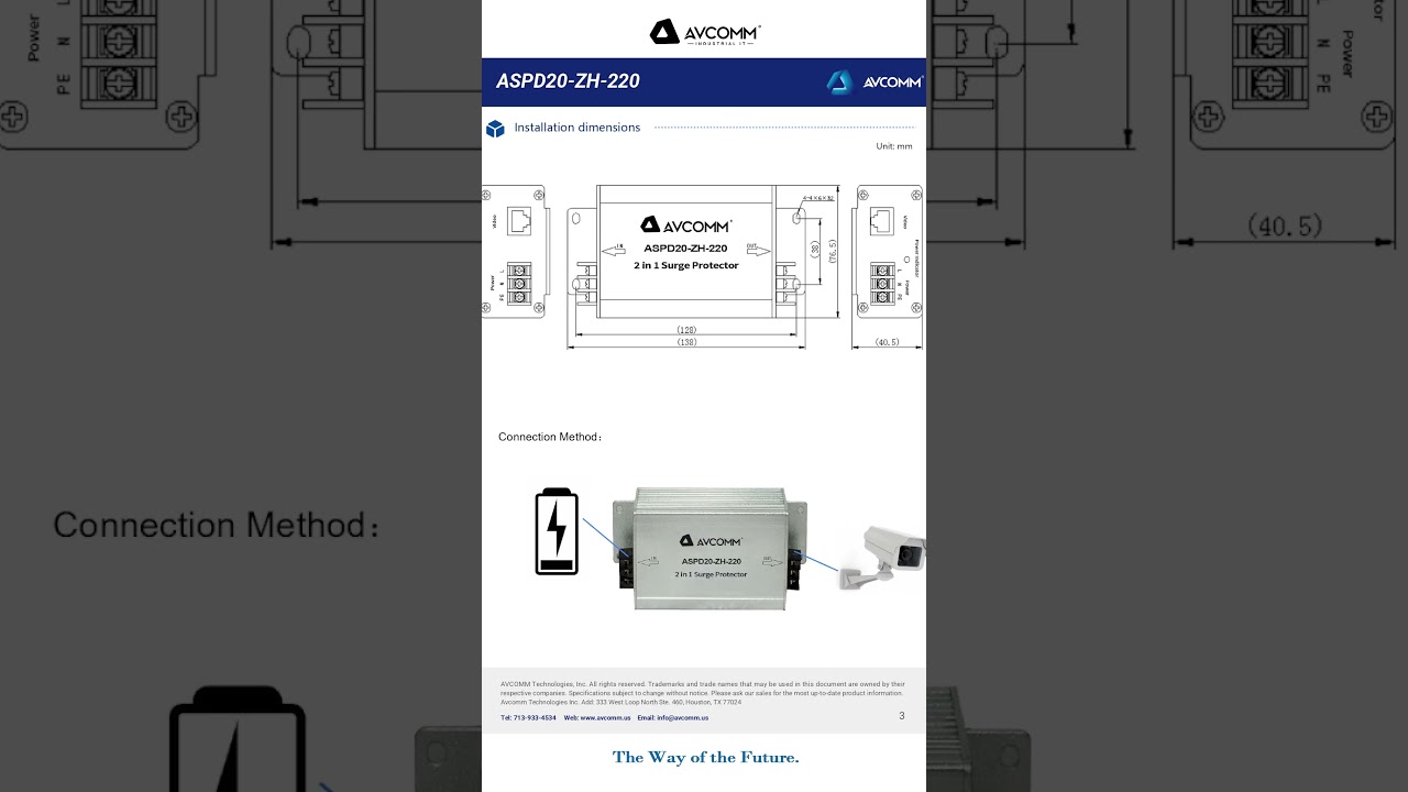 ASPD-20 -ZH-220   2 in 1 Surge Protector  #networkengineer #networksolutions