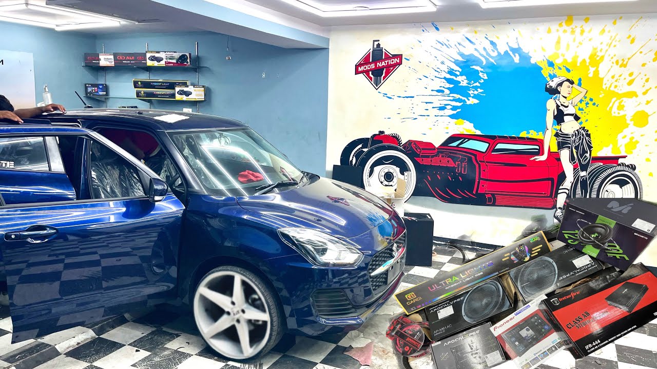 Swift Done with High End Audio Setup ✅❤️ |  Installed Lithium Bank in Swift | Car Audio in Noida
