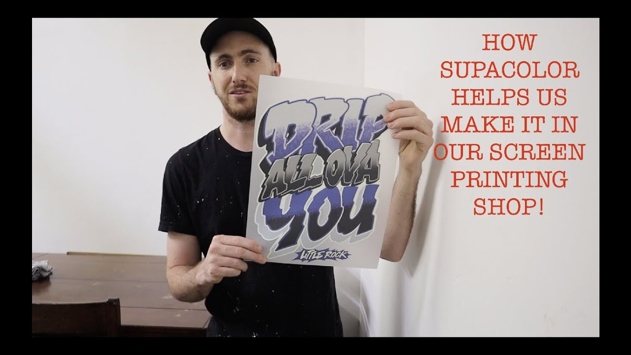 How We Use Supacolor in our Screen Printing Shop