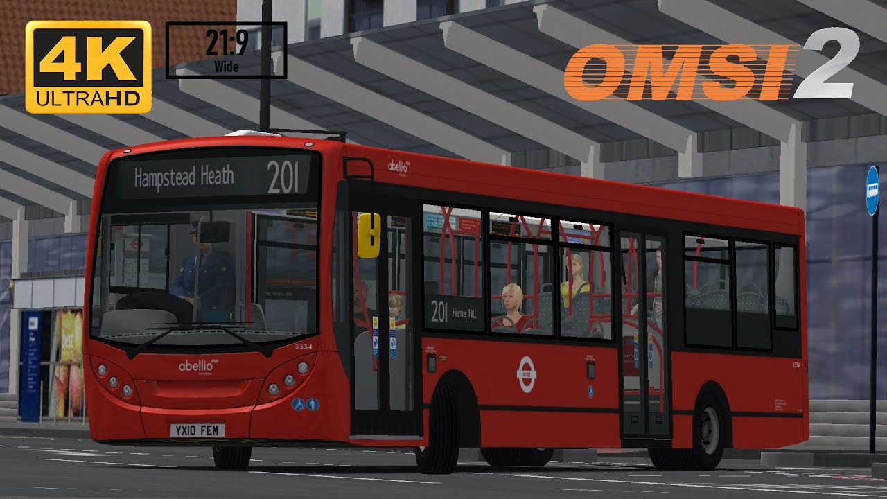 OMSI 2 - ADL Enviro200 Dart Voith - London - Route 201 - Streatham Bus Station To Herne Hill