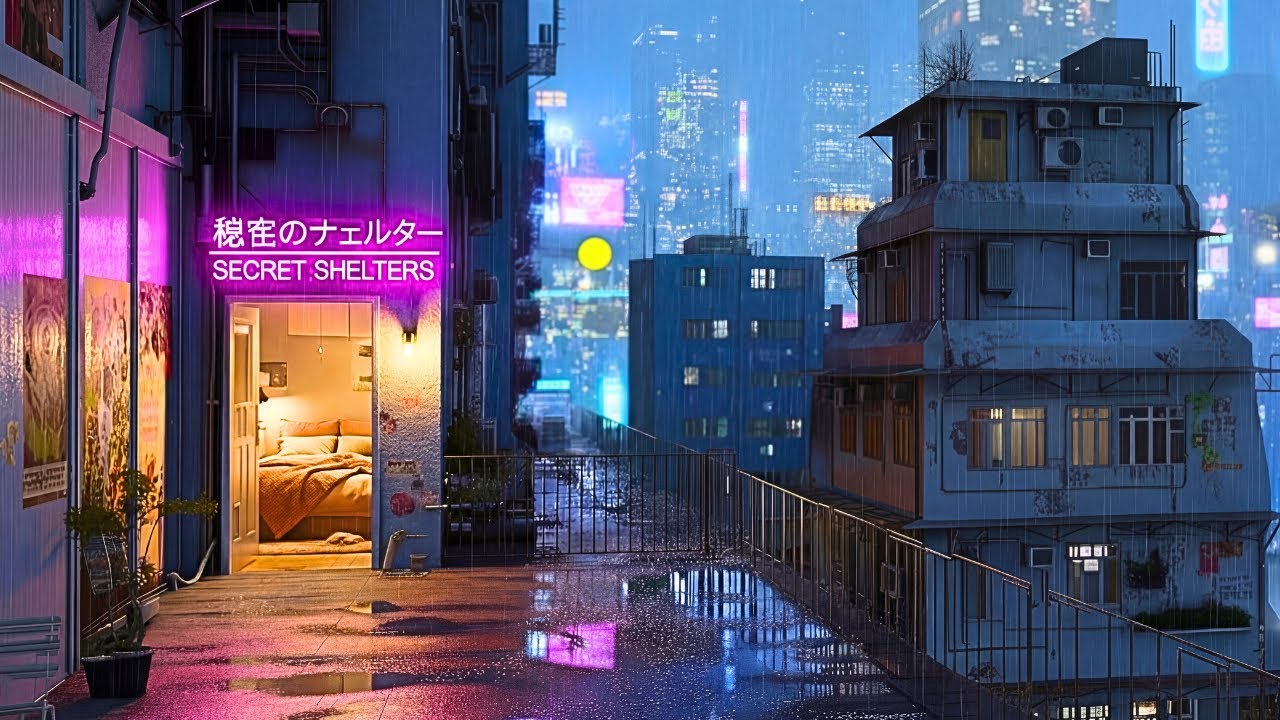 20 Countries in One Building: Secret Retro-Futuristic Rooms in a Cyberpunk City