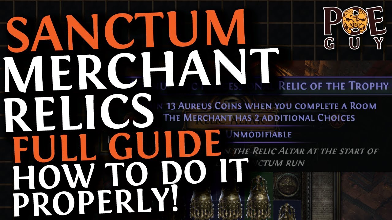 POE 3.25 - MERCHANT OPTION RELICS / HOW TO RUN THEM PROPERLY & WHAT TO EXPECT