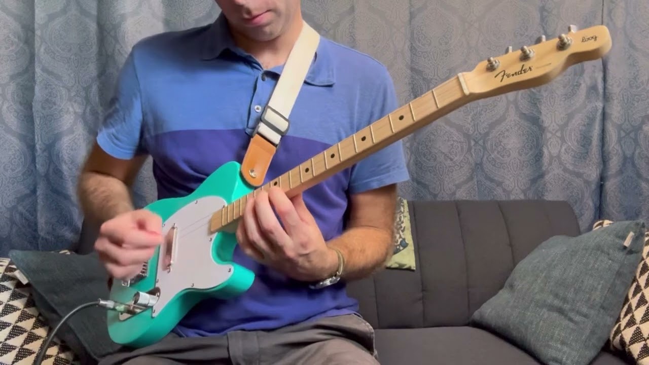 Fender X Loog Telecaster! DEMO with Looping, bass effect, and alternate tuning