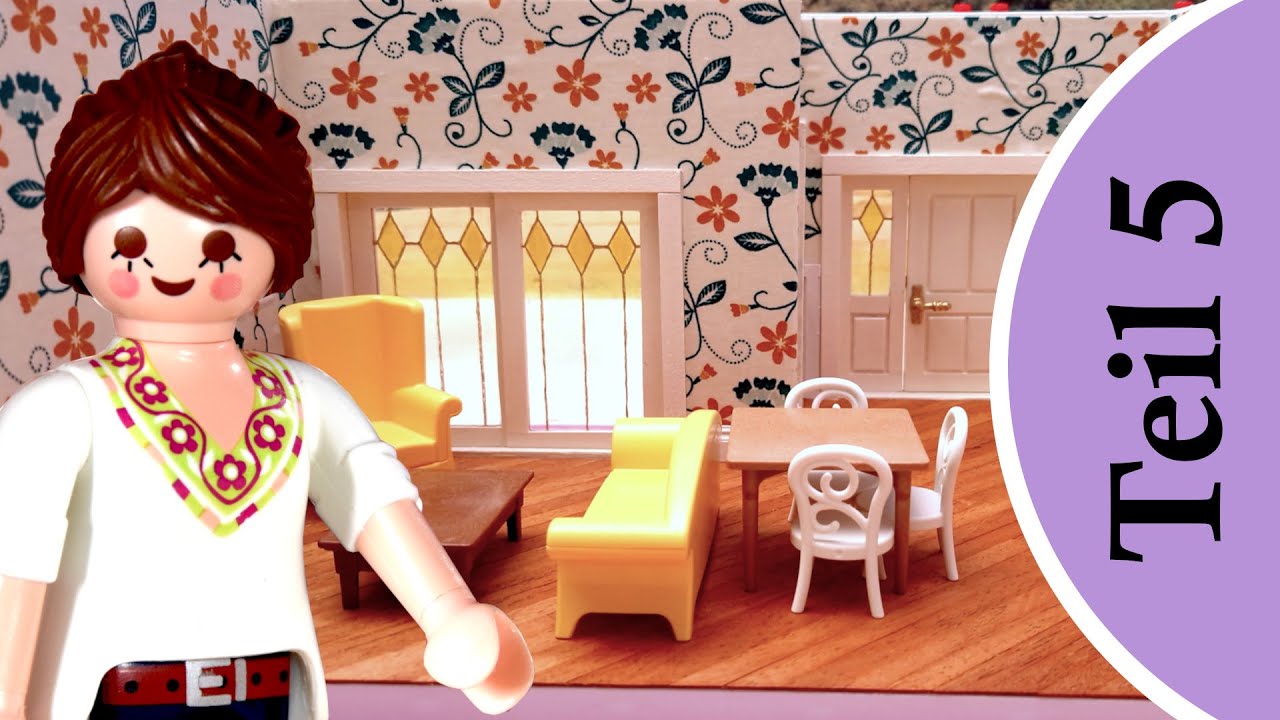 Lila Haus Teil 5 -  Böden und Wände im Erdgeschoss - PLAYMOBIL®