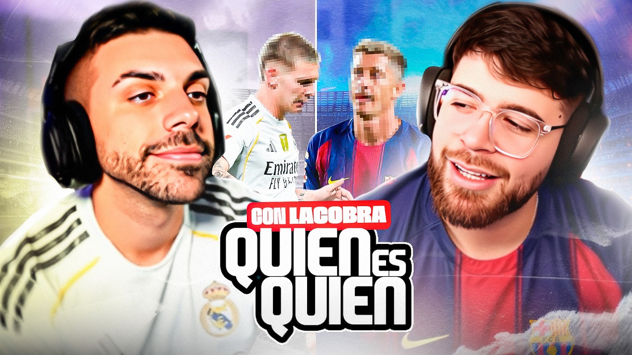 EL QUE PIERDA HACE 40 ABDOMINALES ¿QUIEN ES QUIEN? LA COBRA vs DjMaRiiO (ADIVINA EL JUGADOR 4)