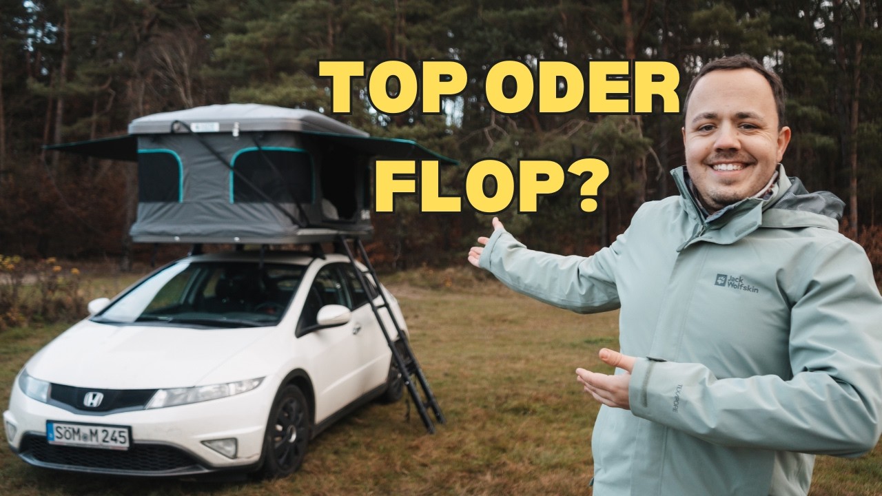 Bereue ich DAS? Das Flitzer 1 L Dachzelt von Naturbummler | Dachzelt Testbericht | Minicamper