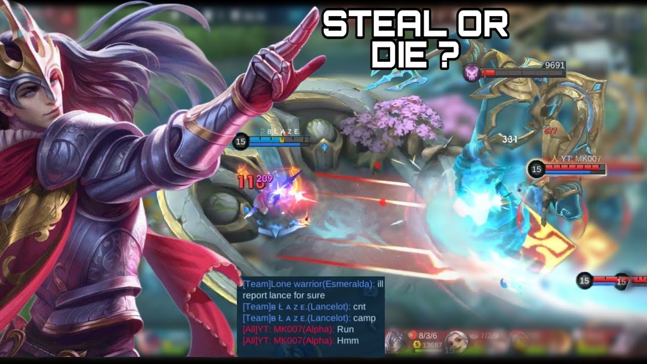 LANCELOT NEW JUNGLE BUILT !! SOLO GAMEPLAY INTENSE EPIC COMEBACK (MYTHICAL GLORY) !! - Blaze ~ MLBB