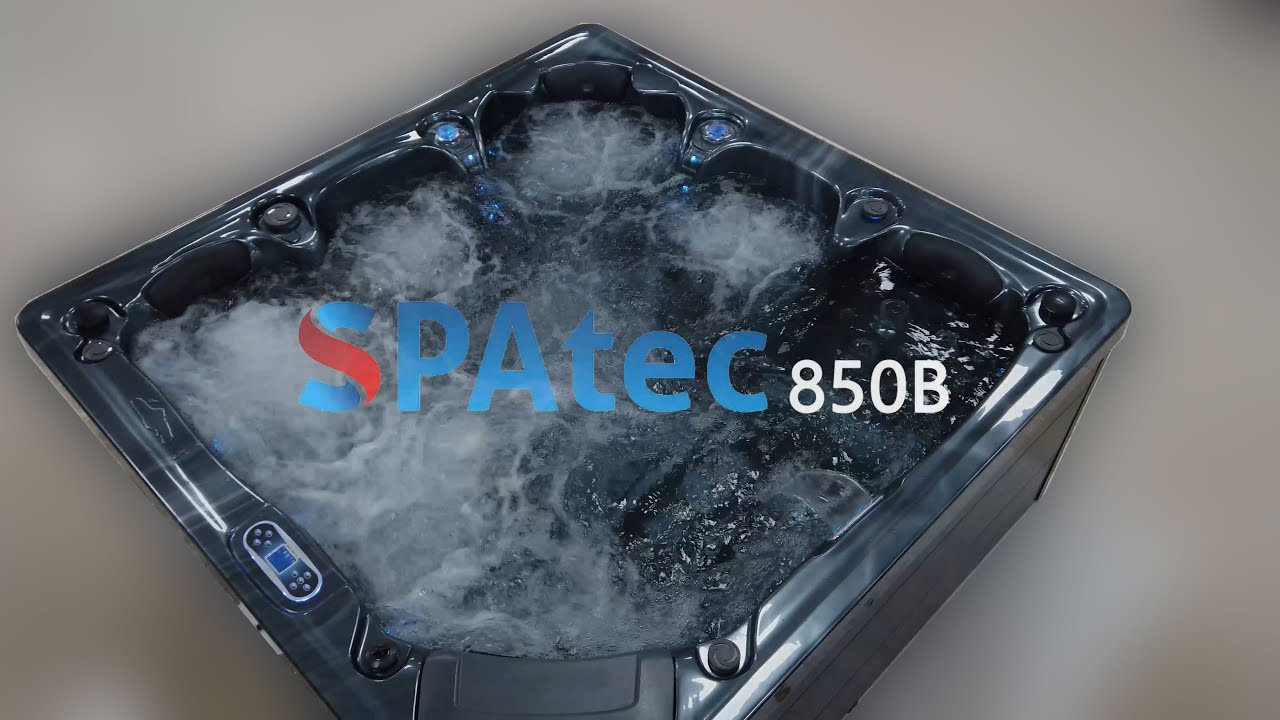 Jacuzzi spa exterior Spatec 850B shadow negro