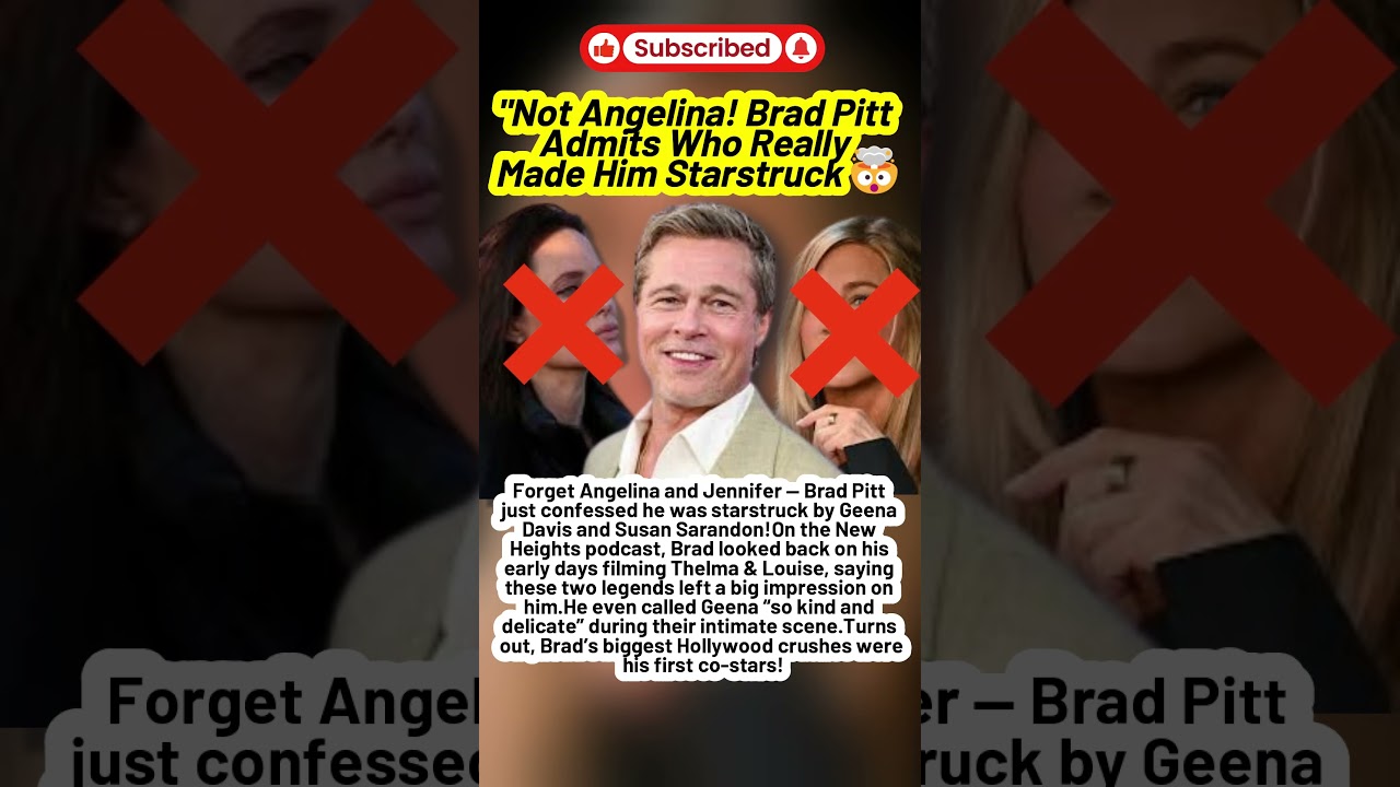 Not Angelina! Brad Pitt Admits Who Really Made Him Starstruck 🤯