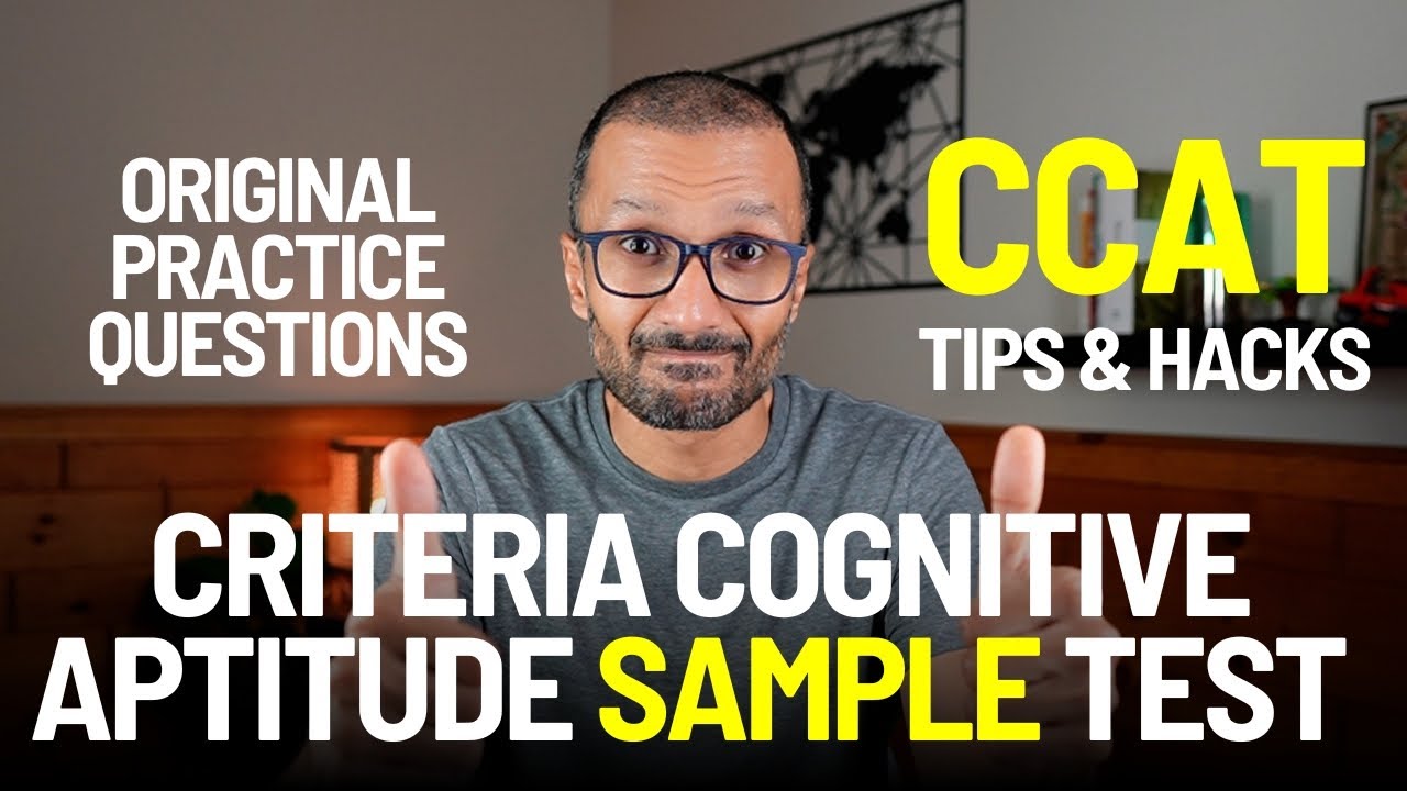CCAT SAMPLE / PRACTICE QUESTION - TIPS & TRICKS (PART#1)